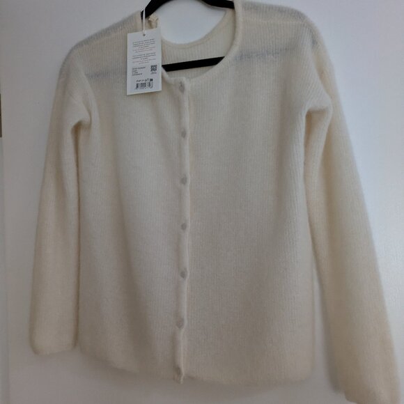 Sezane Gaspard Ecru Cardigan size xxs New with Tags - Picture 2 of 3